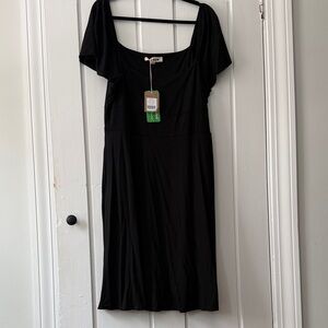 Boden Classic Black Midi Dress